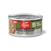 Orijen Chunks & Shreds Duck & Liver ENTRÉE in Bone Broth Cat Wet Food Can 85g